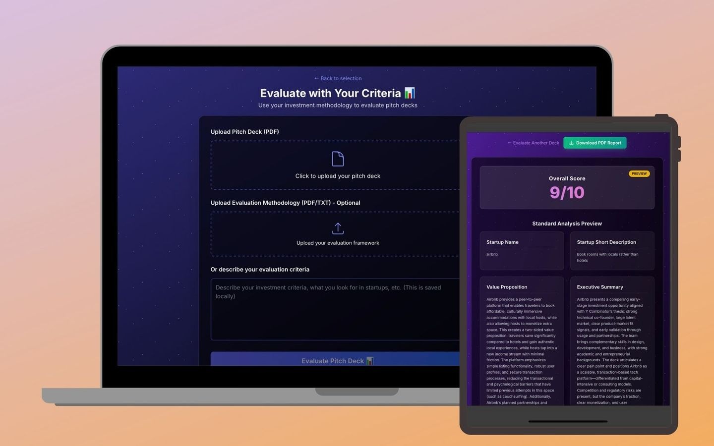 AI-Powered Pitch Analysis Tailored to Your Investment Thesis Using RAG Tech
